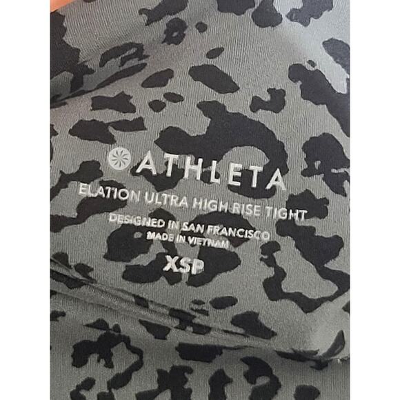 Athleta Leopard Elation Ultra High Rise Tight Petite - Picture 4 of 6
